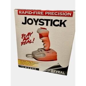 Vintage Reveal RA205 Rapid Fire PC Joystick IBM 15 Pin Game Port Retro NIB